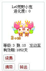 qq游戏3+10双子星座宝宝有效期1800多天不带进化度详情图 qq游戏3+10双子星座宝宝有效期1800多天不带进化度详情图