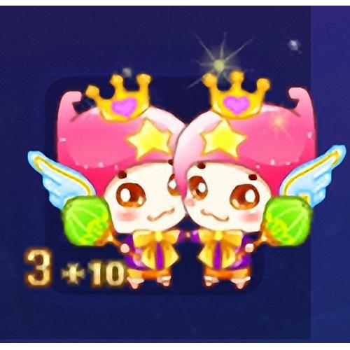 qq游戏3+10双子星座宝宝有效期900多天，不带进化度，可加天数
