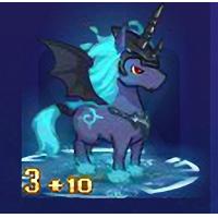 qq游戏3+10墨灵火黑马宝宝有效期900多天，不带进化度，可加天数