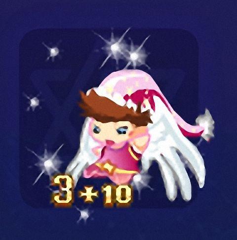 qq游戏3+10飞天小使宝宝有效期1800多天，不带进化度，可加天数