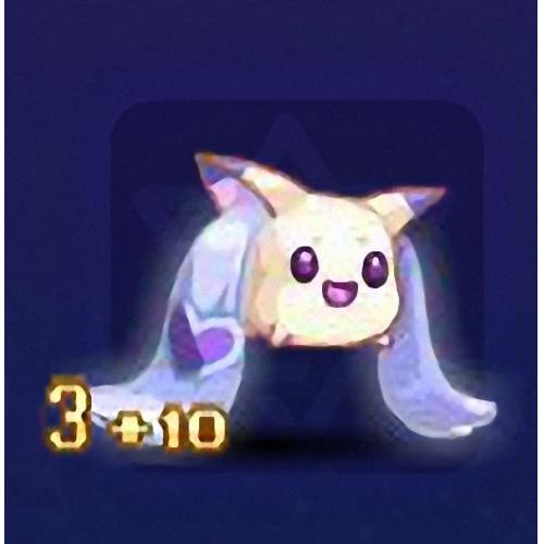 qq游戏3+10卡布宝宝有效期3600多天，不带进化度