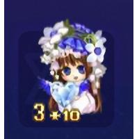 qq游戏3+10蓝钻宝宝有效期3600多天，不带进化度