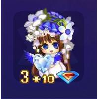 qq游戏3+10终极蓝钻宝宝有效期3600多天，不带进化度