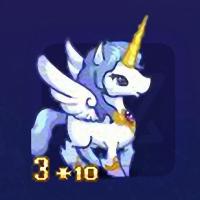 qq游戏3+10瑞雪白马宝宝有效期300多天，不带进化度