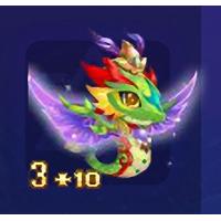 qq游戏3+10腾蛇宝宝有效期300多天，不带进化度