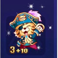 qq游戏宝宝3+10老虎有效期300多天，附带满级进化度150万，可加天数